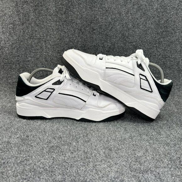 Puma‎ Slipstream INVDR Shoes Men\'s Size 12 White Leather Athletic Retro Sneakers main image 5